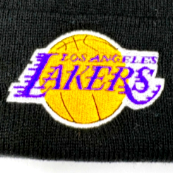 New NBA Ultra Game Los Angeles Lakers Black Winter Knit Cap Beanie Hat. - Picture 2 of 4